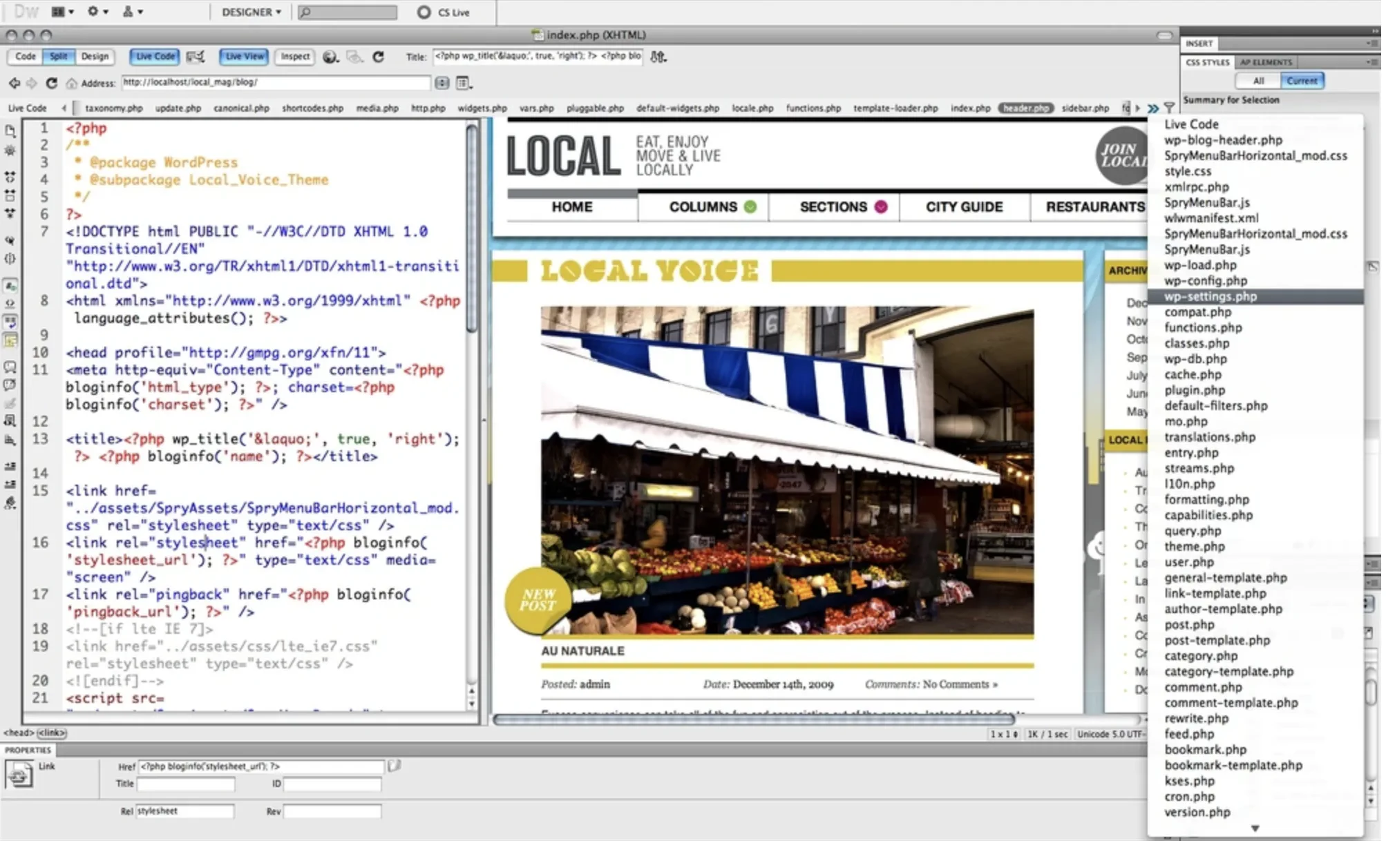 Dreamweaver CS5
